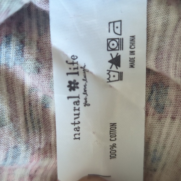 Natural Life Multicolor Floral Top Size L Y2kstyle - Picture 4 of 7